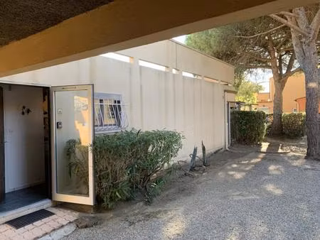 rez de jardin au cap d'agde pour ce t 3 avec parking en nue propriété ou en viager occupé