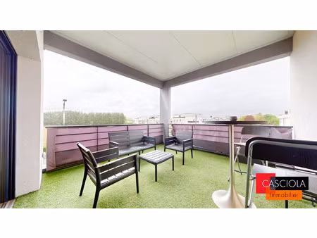 marly - le birdie - t3  2 chambres  terrasse 15m²  1 box + 1 pa