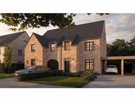 evergem  boordekens - rustiek nieuwbouwwoning met inpandige garage.