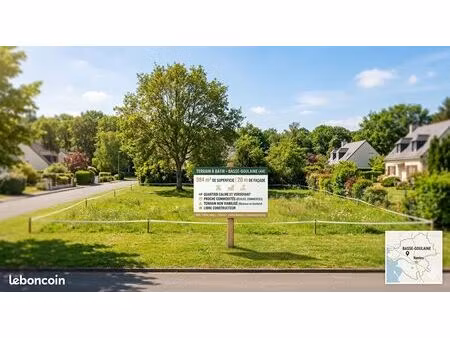 rare à basse-goulaine (44) – terrain à bâtir de 584 m² dans un cadre verdoyant