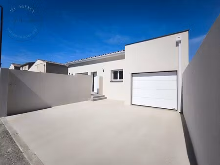 maison neuve plain-pied 87 m2 sauvian 3 chambres garage terrain 285 m2
