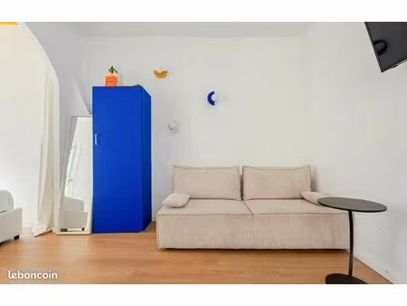 appartement lumineux meublé 22 m² – proche 6e – bail mobilité