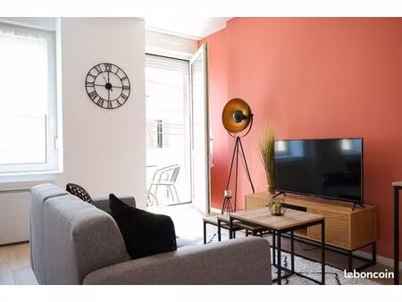 ? f2 meublé haut de gamme – 38 m² – mondelange centre