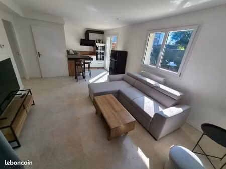 t2 premium meublé avec terrasse/jardin – colomiers centre - gare & airbus à proximité