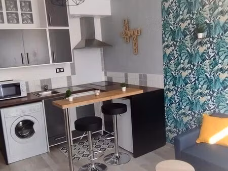 t1 bis meublé 27 m² – toulouse jolimont – résidence fermée