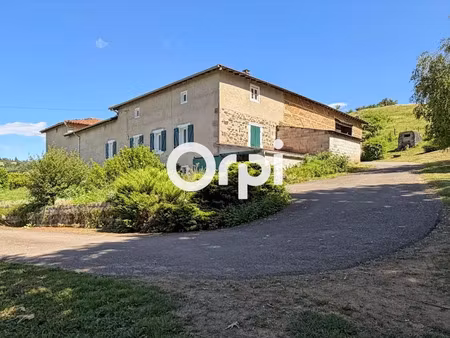 vente ferme 5 pièces 107 m² à saint-denis-sur-coise (42140)  280 000 €