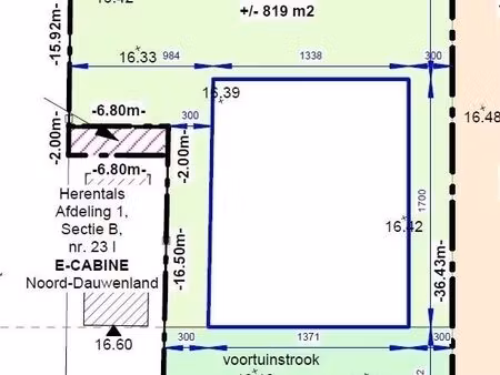 terrain à vendre à noord-dauwenland 25 herentals (rbw01514)