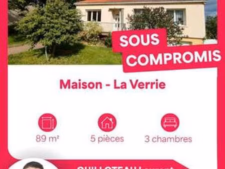 vente maison à la verrie (85130) : à vendre / 89m² la verrie