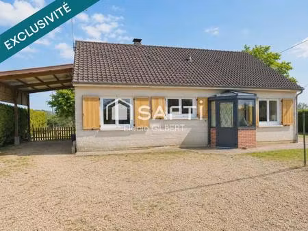 maison rénovée de plain-pied avec grand terrain