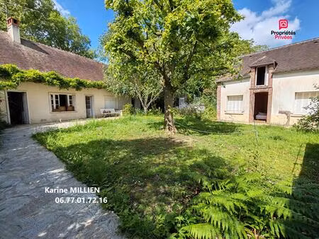 muzy 27650 longère et dépendance - 4 chambres - garage - atelier - terrain - 190000