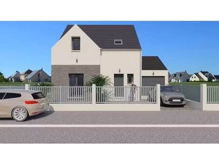 terrain avec maison neuve à vendre