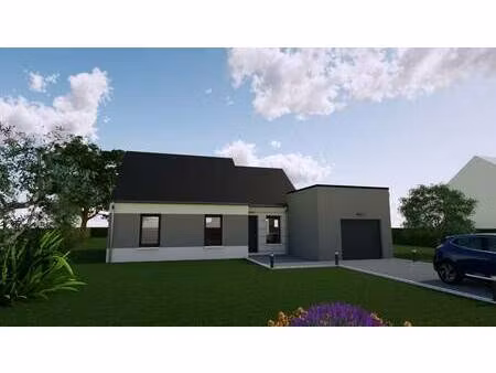 terrain avec maison neuve à vendre