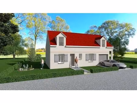 terrain avec maison neuve à vendre