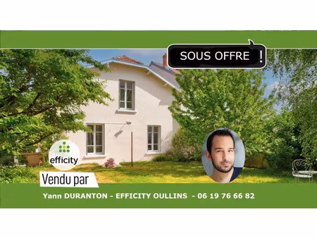 vente maison 6 pièces 130 m² à oullins (69600)  699 000 €