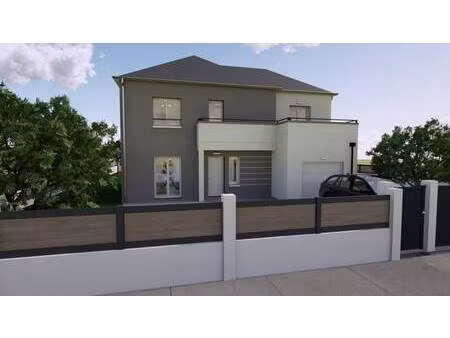 terrain avec maison neuve à vendre