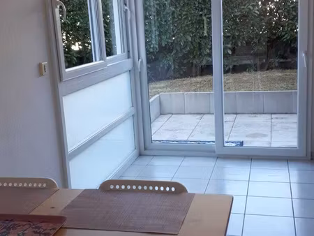 thonon ouest - t2 meublé de 45m2 avec jardin