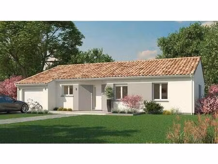 terrain avec maison neuve à vendre