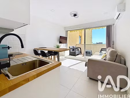 vente appartement 1 pièce 18 m² à carnon plage (34280)  129 000 €