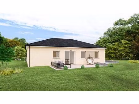 terrain avec maison neuve à vendre