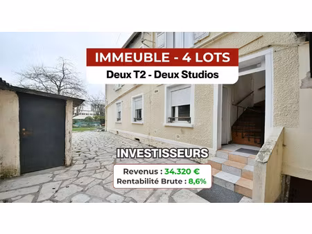 immeuble de rapport - 4 lots