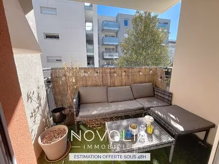 flachet - joli t2 au calme avec balcon et garage