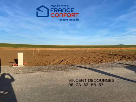vente terrain 721 m² à cherisy (62128)  73 500 €