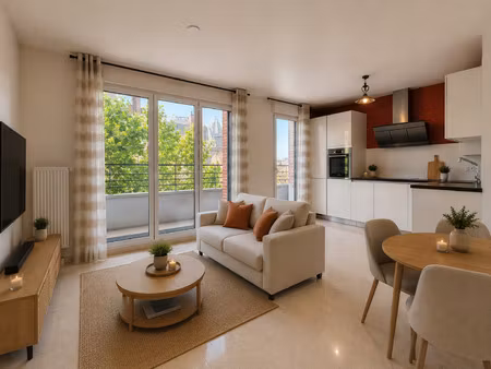 2 pièces de 41 82 m2 avec balcon - emplacement exceptionnel