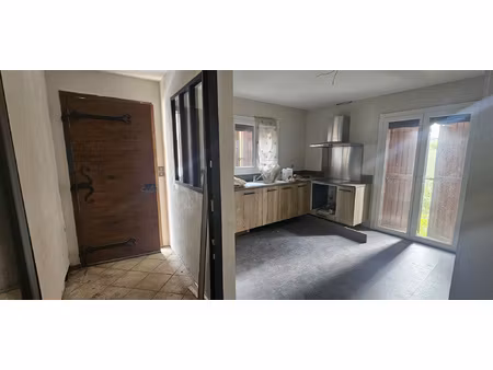 maison individuelle avec sous sol total en centre ville à mi