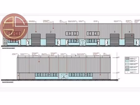 vente entrepôt portet sur garonne 31120 603m²