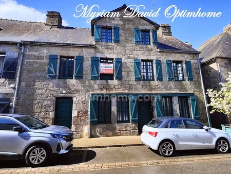 maison de caractère 5 chambres – t1 – jardin – coeur de rostrenen
