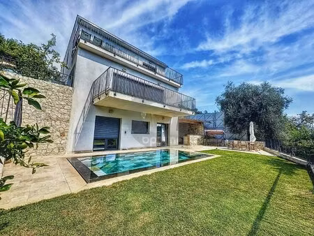 villa moderne avec piscine et jardin