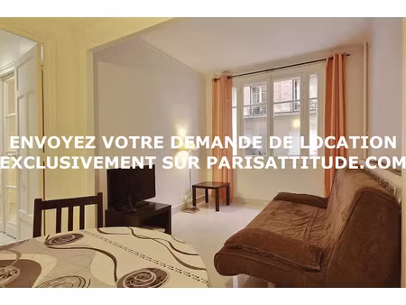 location meublée appartement 2 pièces 36 m² à paris 16ème (75016)  1 371 €