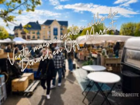 vente maison à dinard (35800) : à vendre / 110m² dinard