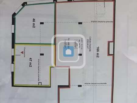 location locaux professionnels 0 pièces 287 m² à reims (51100)  3 055 €