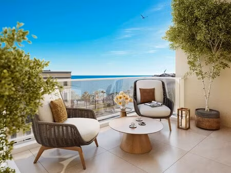 lumière du matin  horizon bleu — penthouse au 7e étage à nice