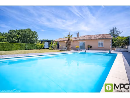 villeneuve sur lot  maison f6 avec piscine