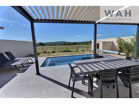 maison villa 5 pieces -vue degagee- de 106m2 sur 382m2 avec