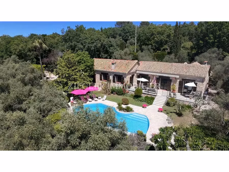 saint cezaire sur siagne residentiel - villa provencale en pierres seches avec piscine