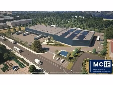 vente entrepôt 2 500 m² à 5 570 m²