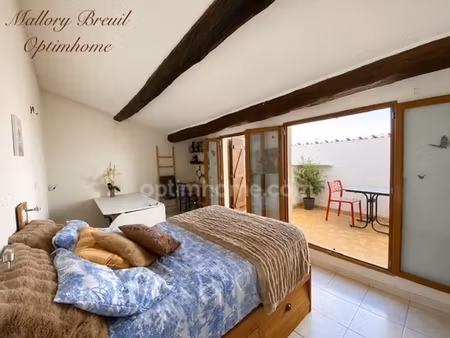 maison de village 4 pièces 96m2 avec terrasse à alignan du vent (34)