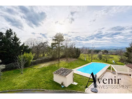 dommartin - maison t6 - 338 m2 - terrain 2580 m2