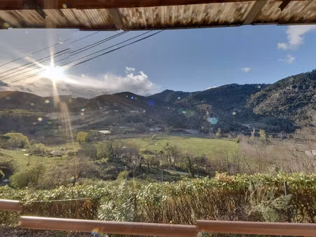 maison st vincent de durfort 3 pièce(s) 56 m2 avec terrain de loisir et petite dépendance.