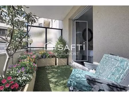 4p avec 3 chambres  un balcon et une place de parking en sous-sol