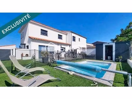 maison récente avec piscine à brouilla