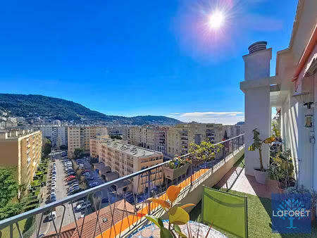 nice pasteur - appartement dernier étage 124 m² avec terrasse de 30 m²