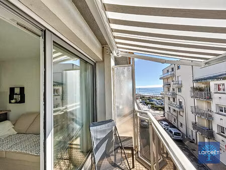 les sables-d'olonne - studio 1 pièce  22 01 m² avec balcon vue mer
