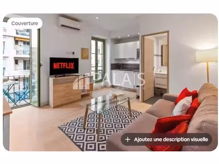 location appartement 1 pièce 19 m² à nice (06300)
