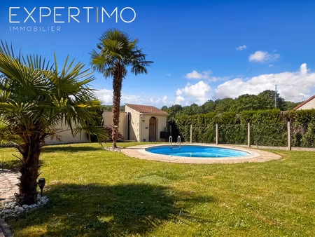 maison familiale – plain-pied  5 chambres  calme  piscine & sous-sol total