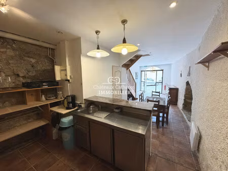 maison de village à cucugan t4 90 m².