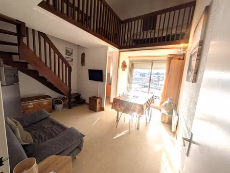 appartement meublé t3 duplex - gruissan